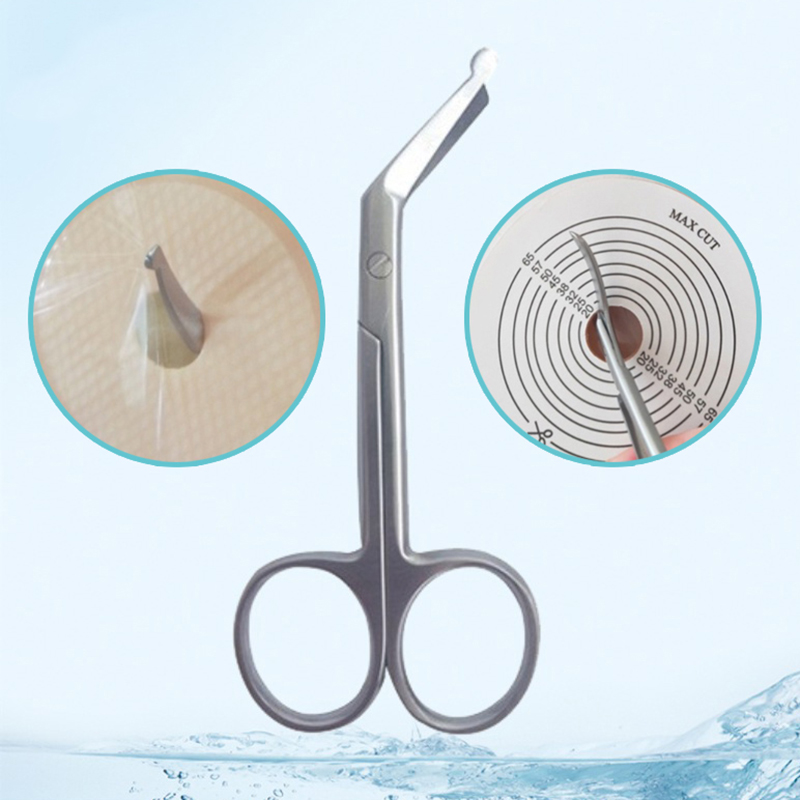 Medical Scissors - Tas Ostomy gunting kepala bulat desain