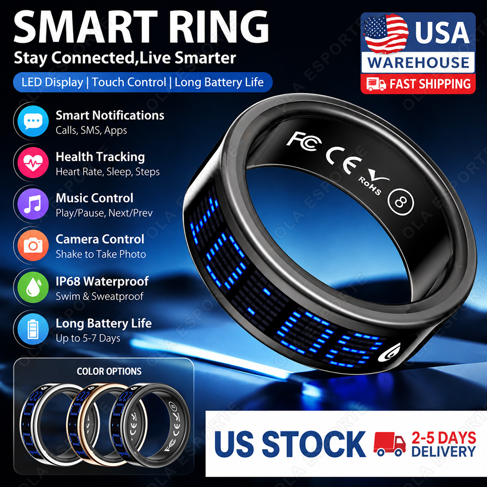 Blood Pressure Monitor - Cincin Pintar Pengingat Panggilan Baru 2026,