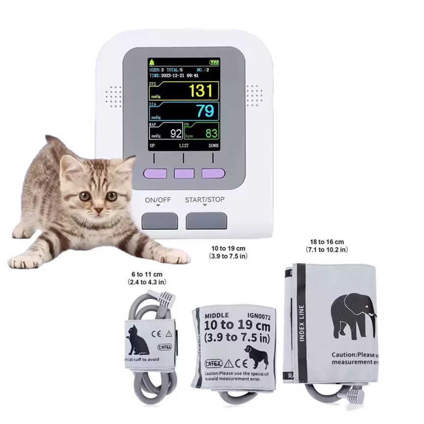 Blood Pressure Monitor - CONTEC08A-VET Peralatan Kedokteran Hewan monitor tekanan