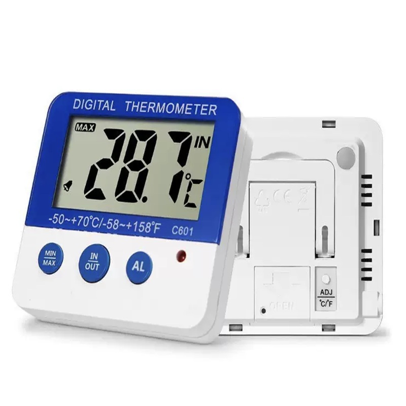 Thermometer Digital - Termometer Kulkas Digital Layar LCD dengan