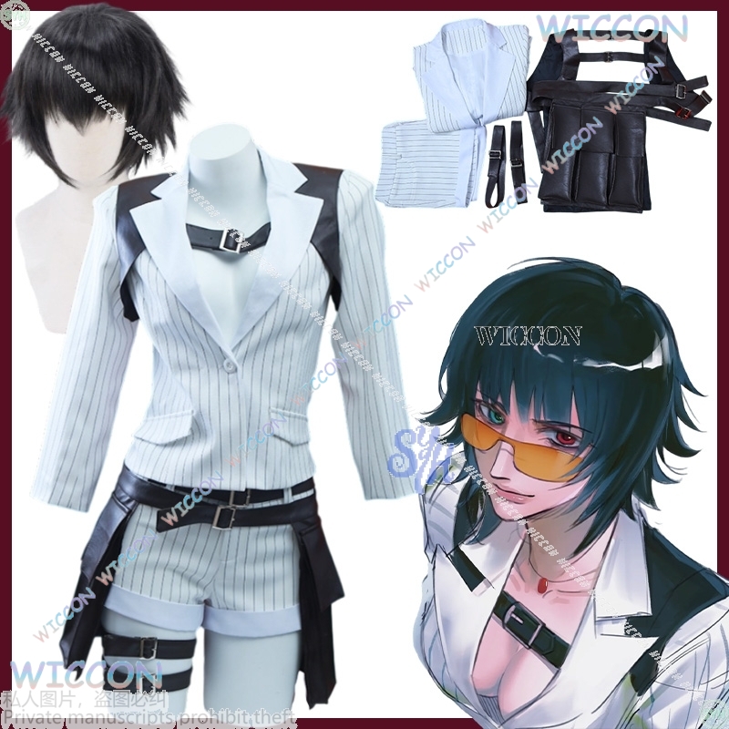 Bandage - Kostum Anime Punk Seksi V Neck