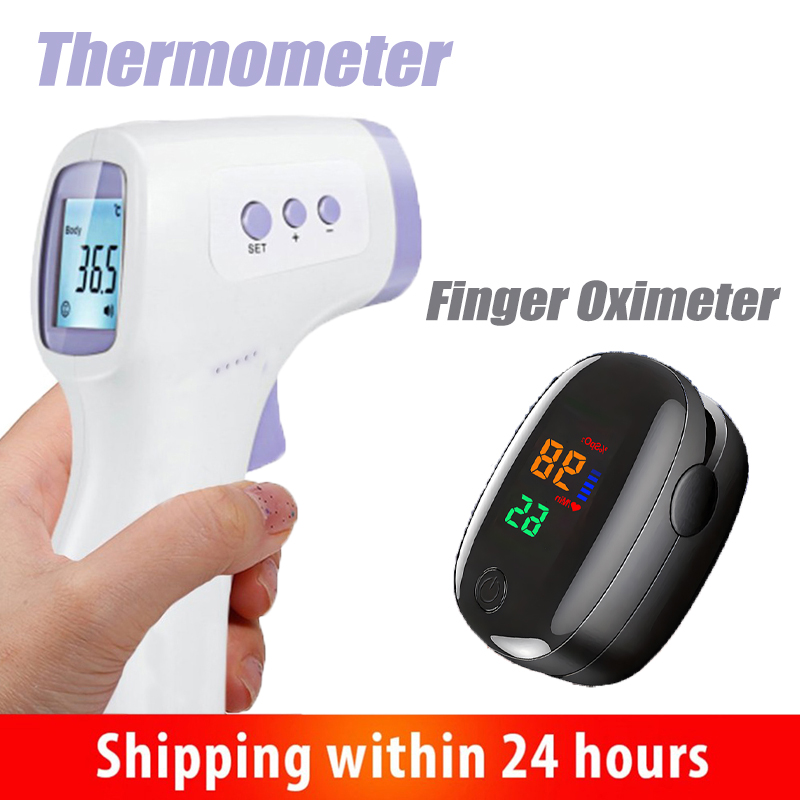 Termometer Inframerah Tanpa Se - Pulse Oximeter ulasan dan harga
