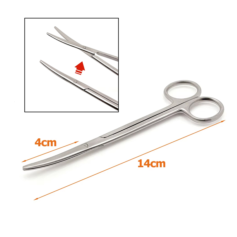 Gunting Metzenbaum TC 14CM Uju - Medical Scissors ulasan dan harga