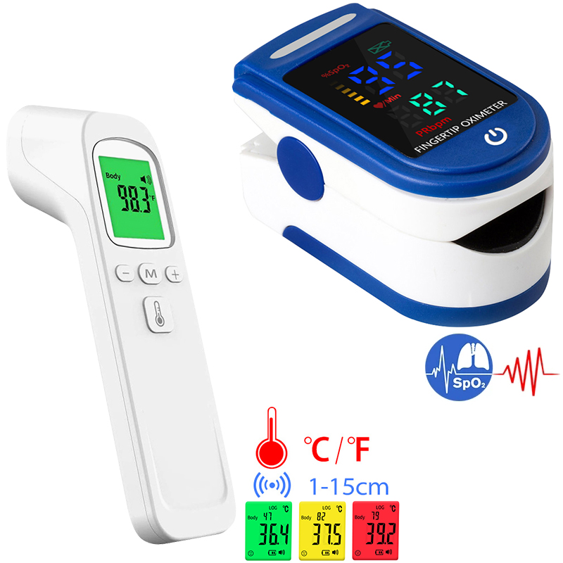 Termometer inframerah 2 dalam  - Pulse Oximeter ulasan dan harga