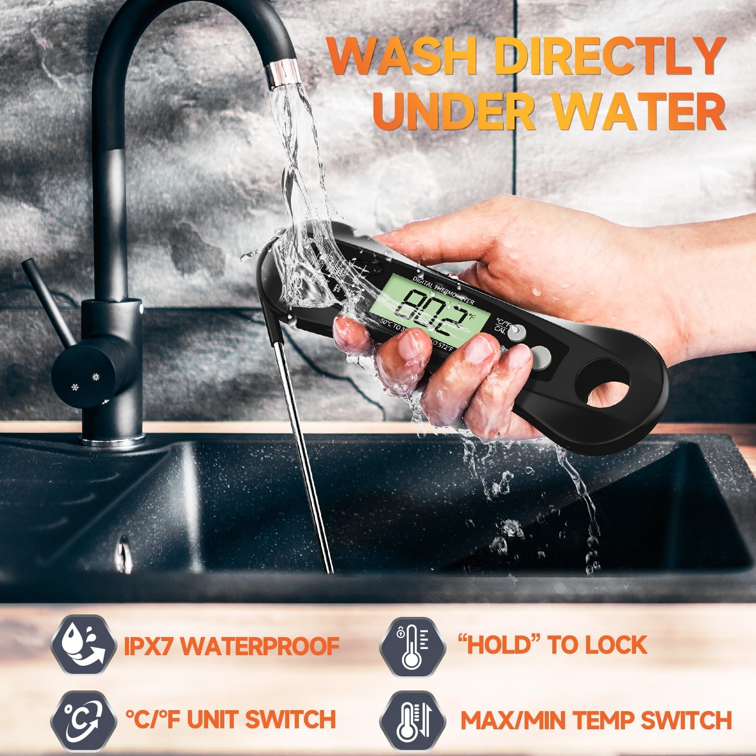 Termometer baca daging Digital - Thermometer Digital ulasan dan harga