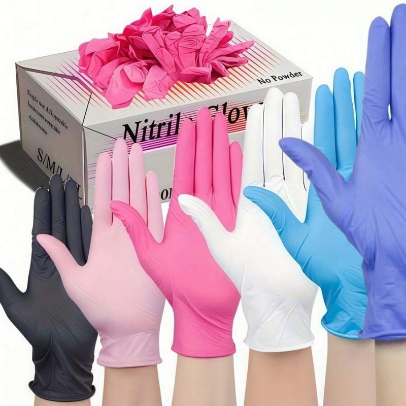 100 Buah Sarung Tangan Nitril  - Medical Gloves ulasan dan harga