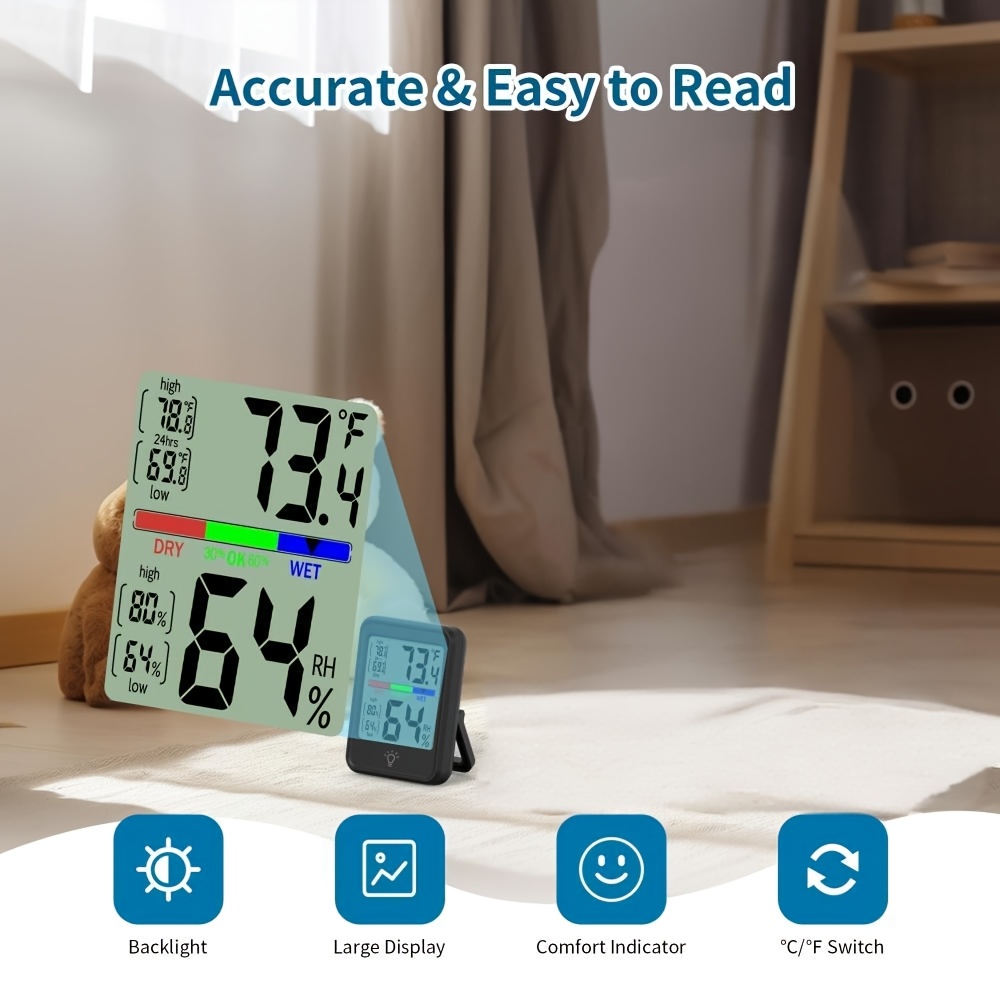 1 Buah Termometer Digital Higr - Thermometer Digital ulasan dan harga