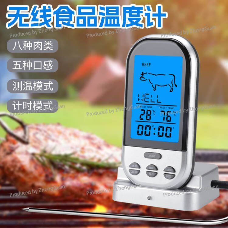Termometer BBQ Nirkabel dengan - Thermometer Digital ulasan dan harga