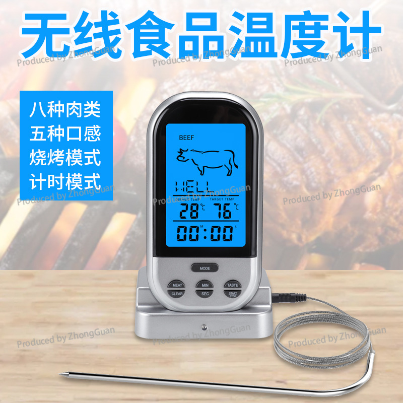 Termometer BBQ Nirkabel dengan - Thermometer Digital ulasan dan harga