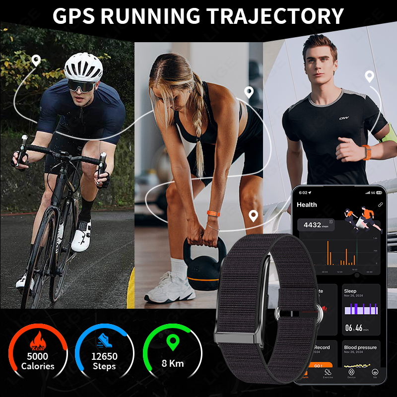 LIGE 100+ Pelacak Kebugaran Ol - Blood Pressure Monitor ulasan dan harga