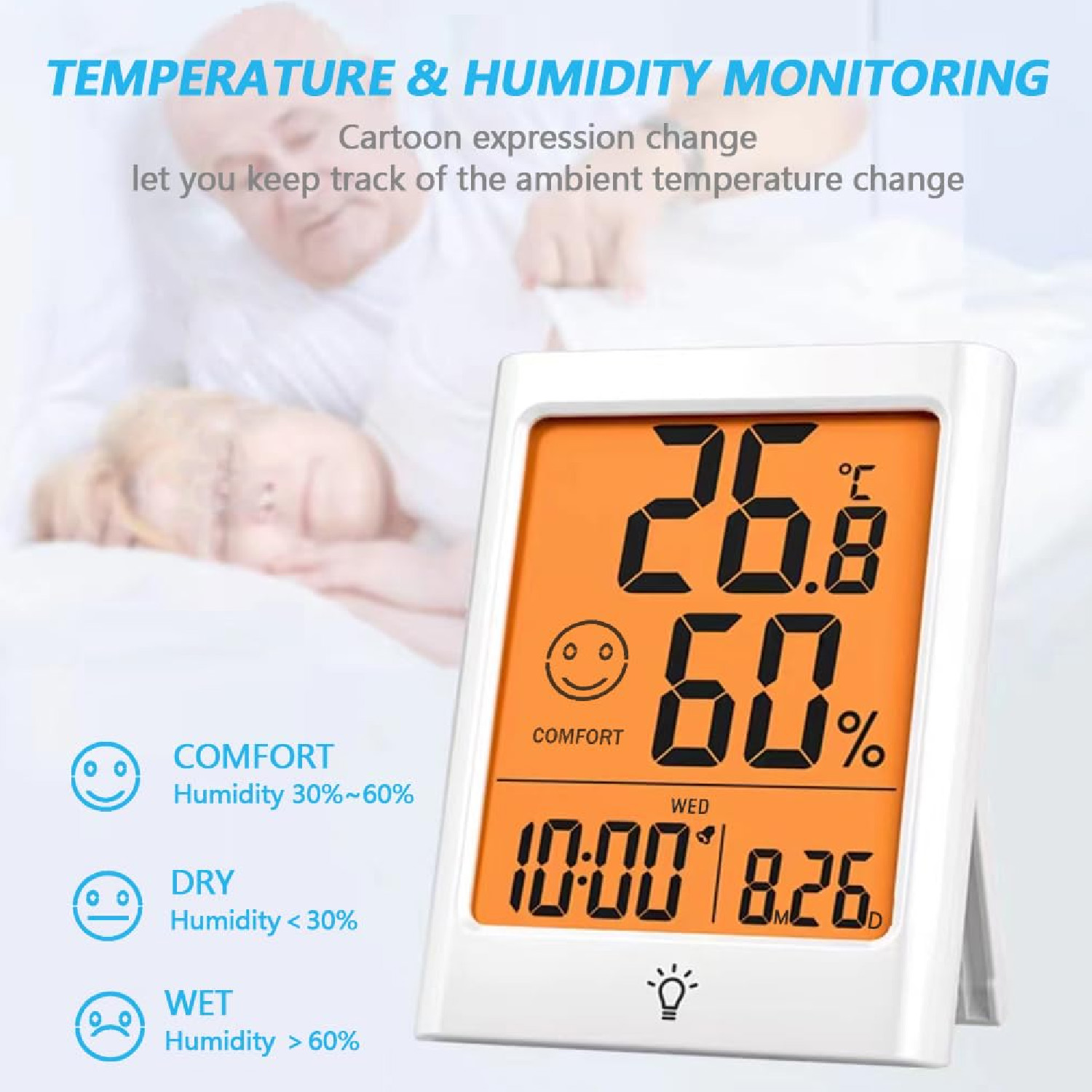 Termometer dan Higrometer Digi - Thermometer Digital ulasan dan harga