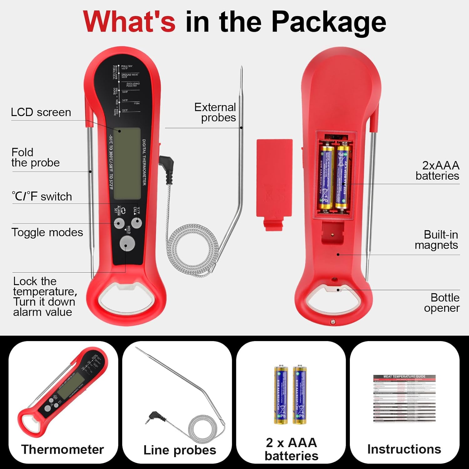 Termometer Daging Digital Prof - Thermometer Digital ulasan dan harga